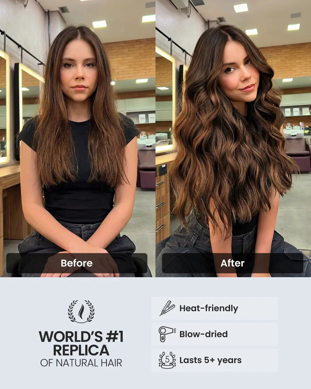 Extensiones Ondas Suave